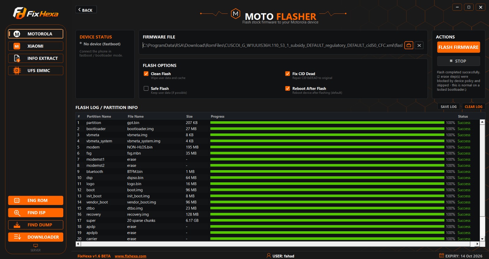 Fix Hexa Tool screenshot